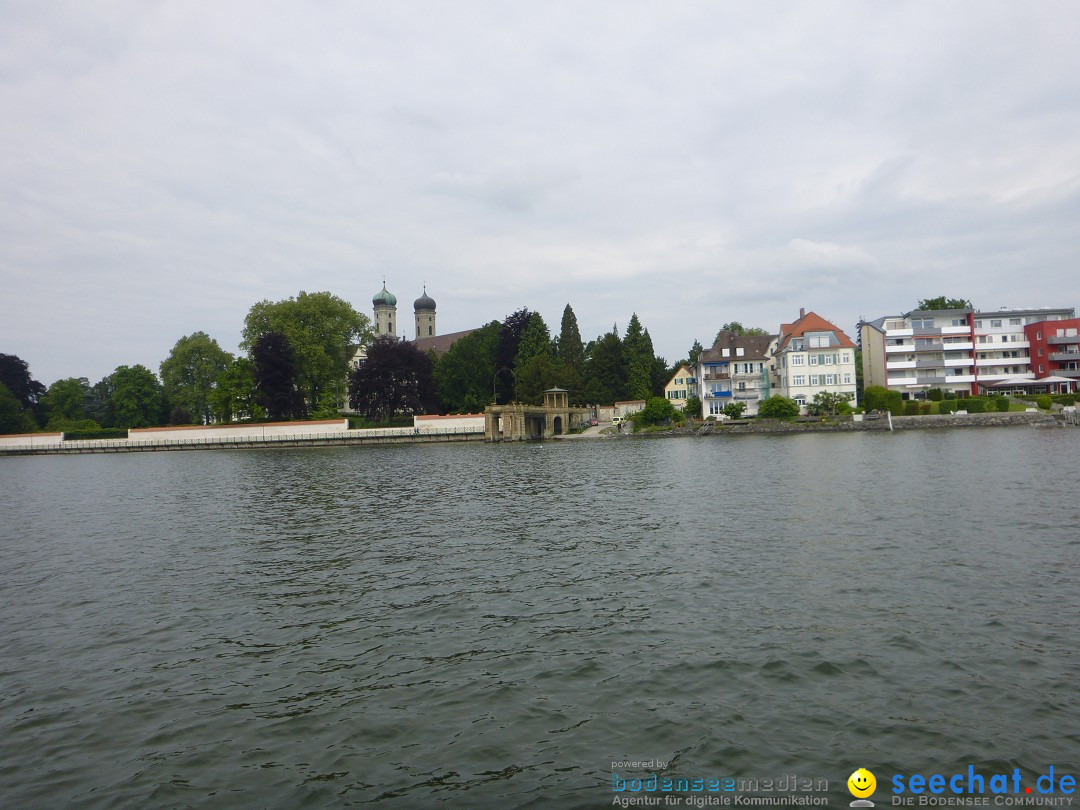 Svenja Holzinger durchquert den Bodensee: Friedrichshafen, 24.05.2015