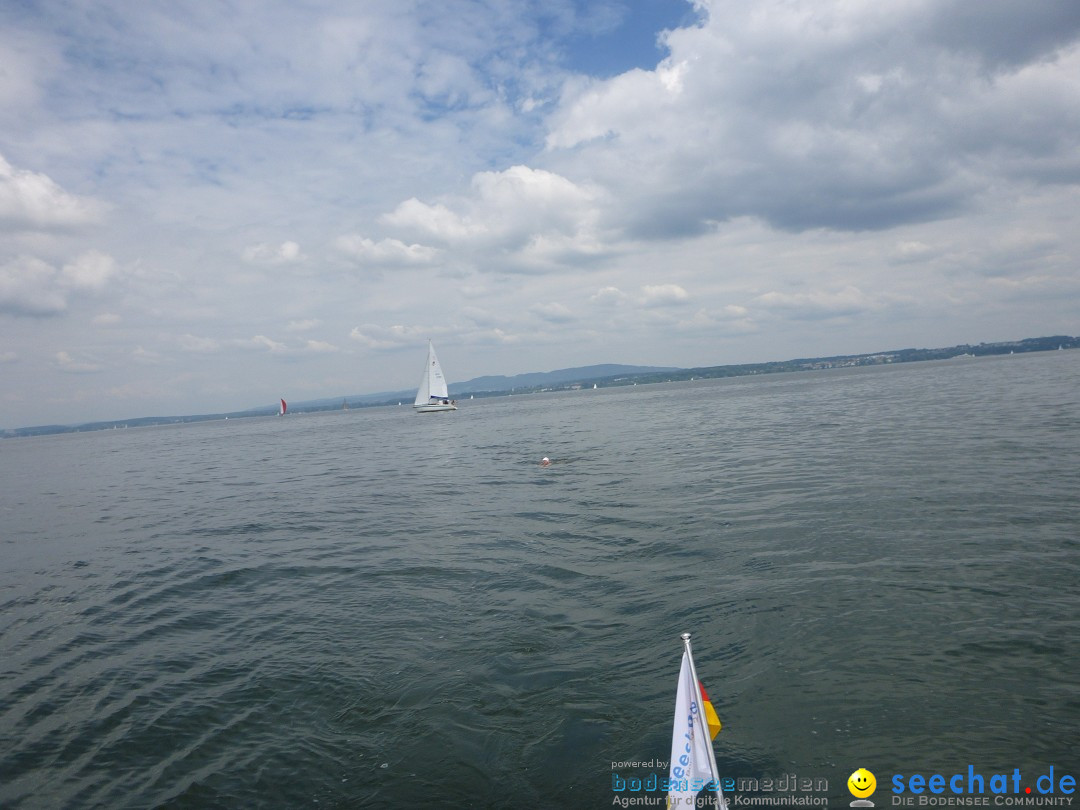 Svenja Holzinger durchquert den Bodensee: Friedrichshafen, 24.05.2015