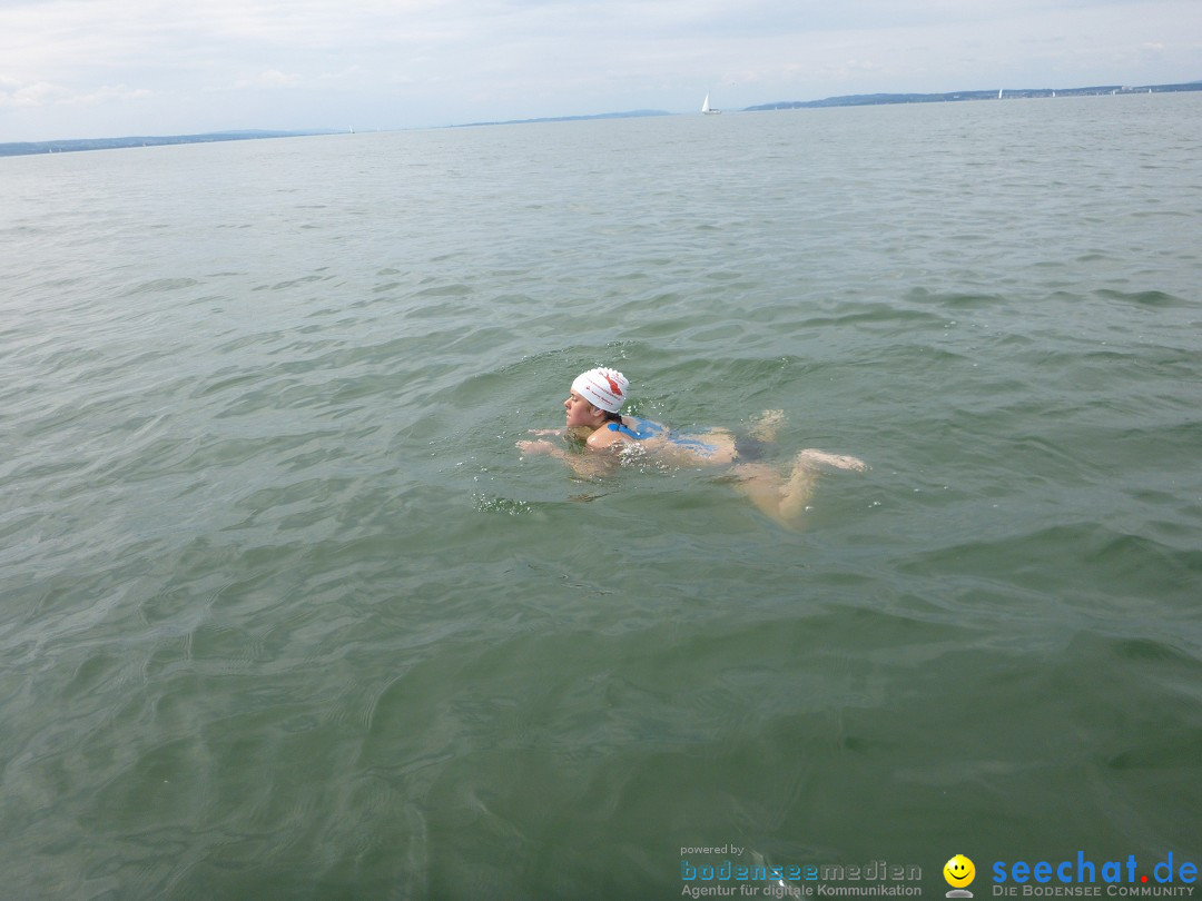 Svenja Holzinger durchquert den Bodensee: Friedrichshafen, 24.05.2015