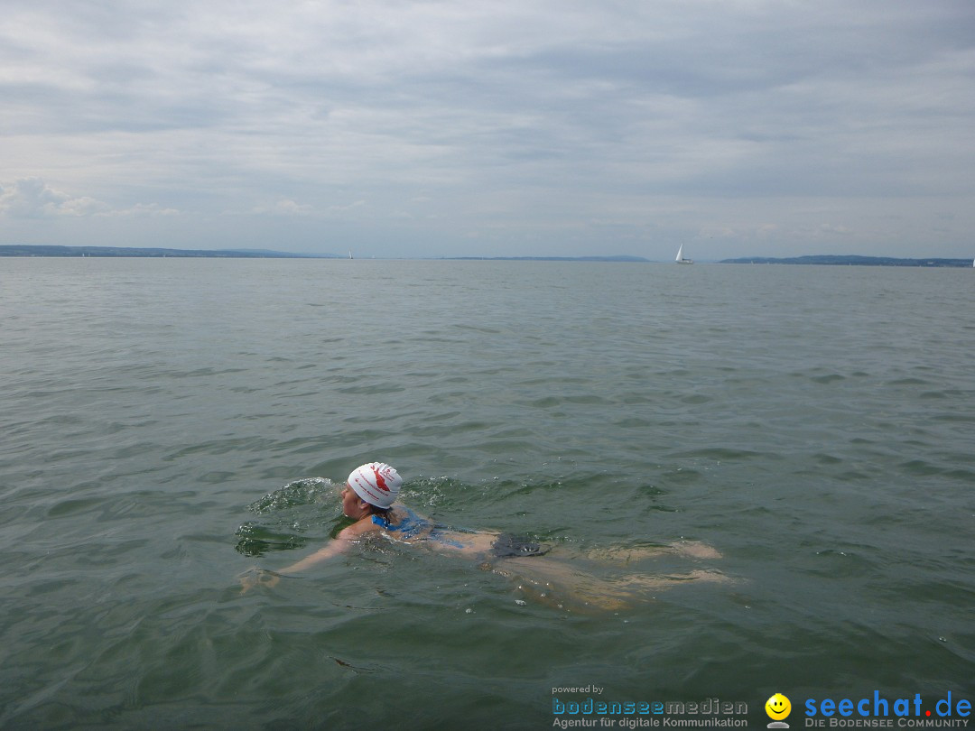 Svenja Holzinger durchquert den Bodensee: Friedrichshafen, 24.05.2015