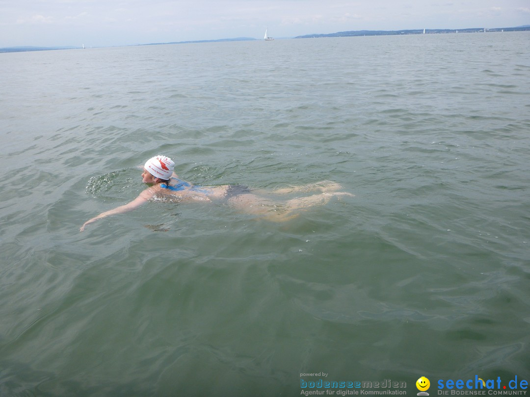 Svenja Holzinger durchquert den Bodensee: Friedrichshafen, 24.05.2015