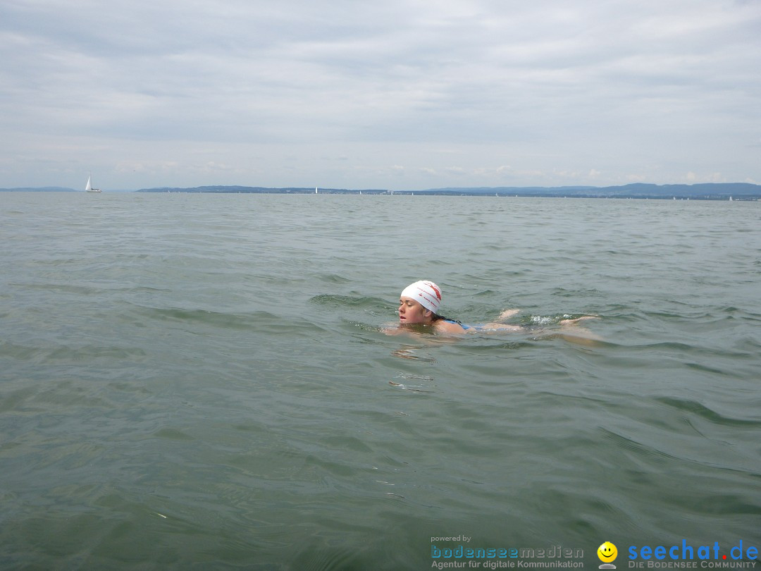 Svenja Holzinger durchquert den Bodensee: Friedrichshafen, 24.05.2015