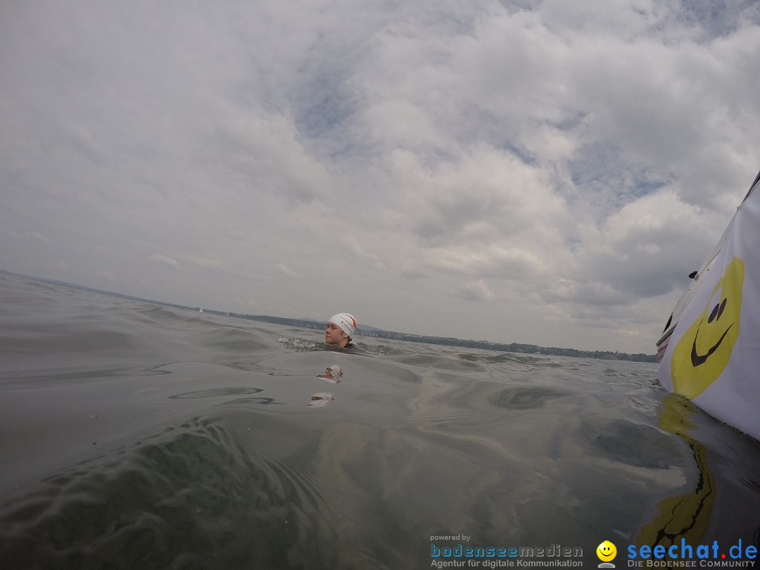 Svenja Holzinger durchquert den Bodensee: Friedrichshafen, 24.05.2015