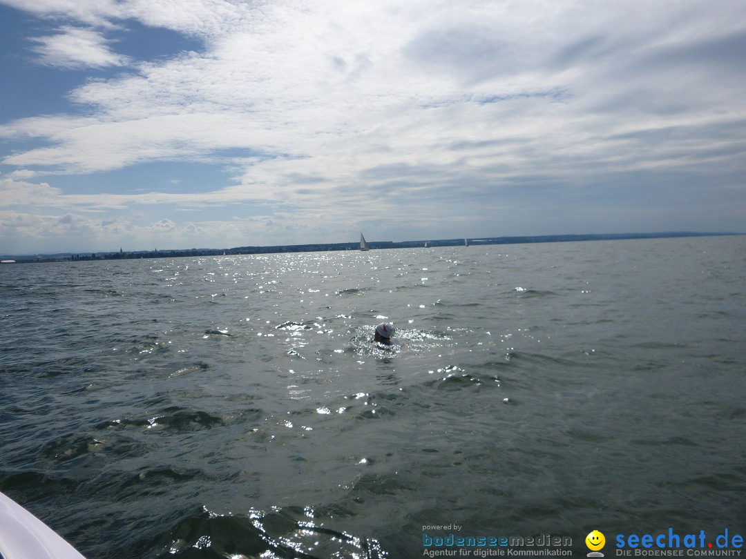 Svenja Holzinger durchquert den Bodensee: Friedrichshafen, 24.05.2015