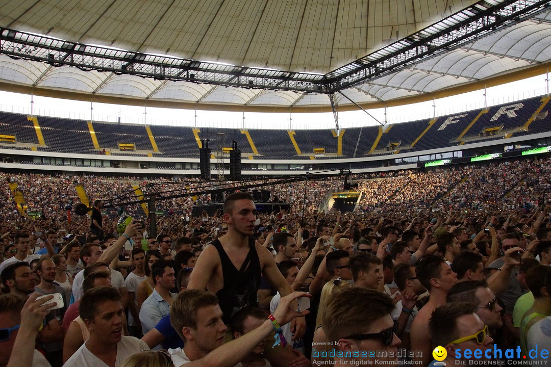 WORLD CLUB DOME - BigCityBeats mit DAVID GUETTA: Frankfurt, 6.6.2015