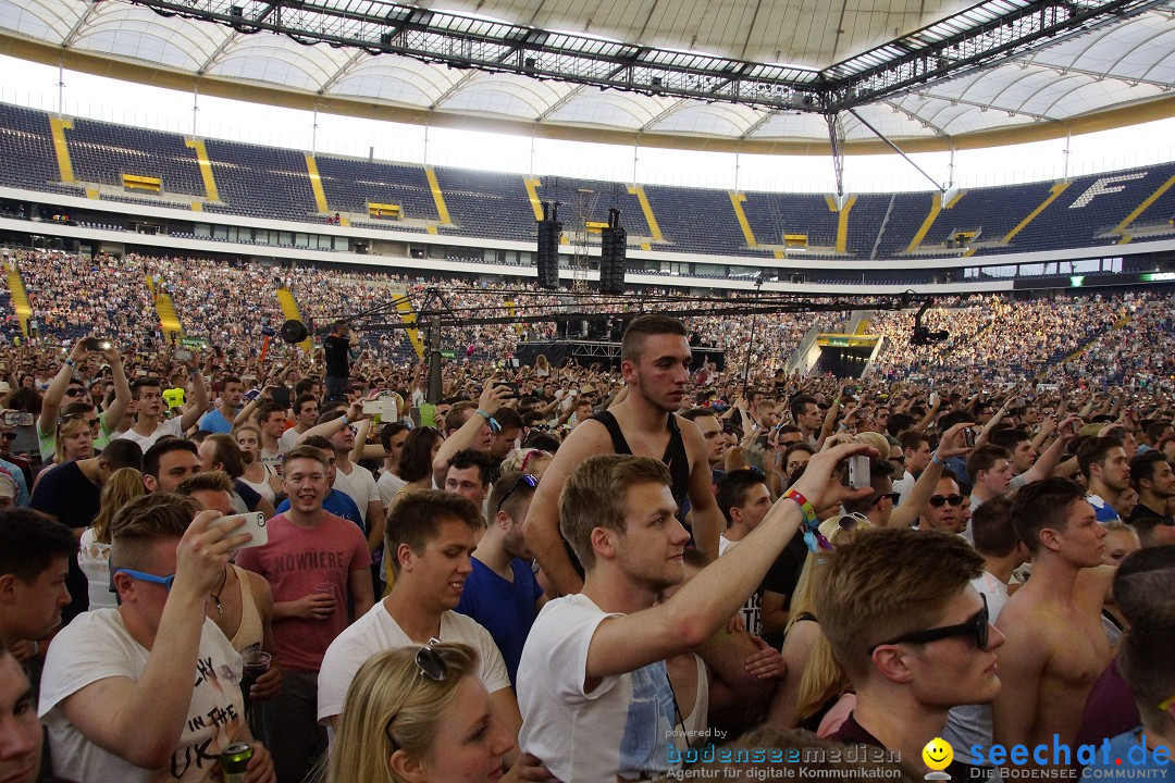 WORLD CLUB DOME - BigCityBeats mit DAVID GUETTA: Frankfurt, 6.6.2015