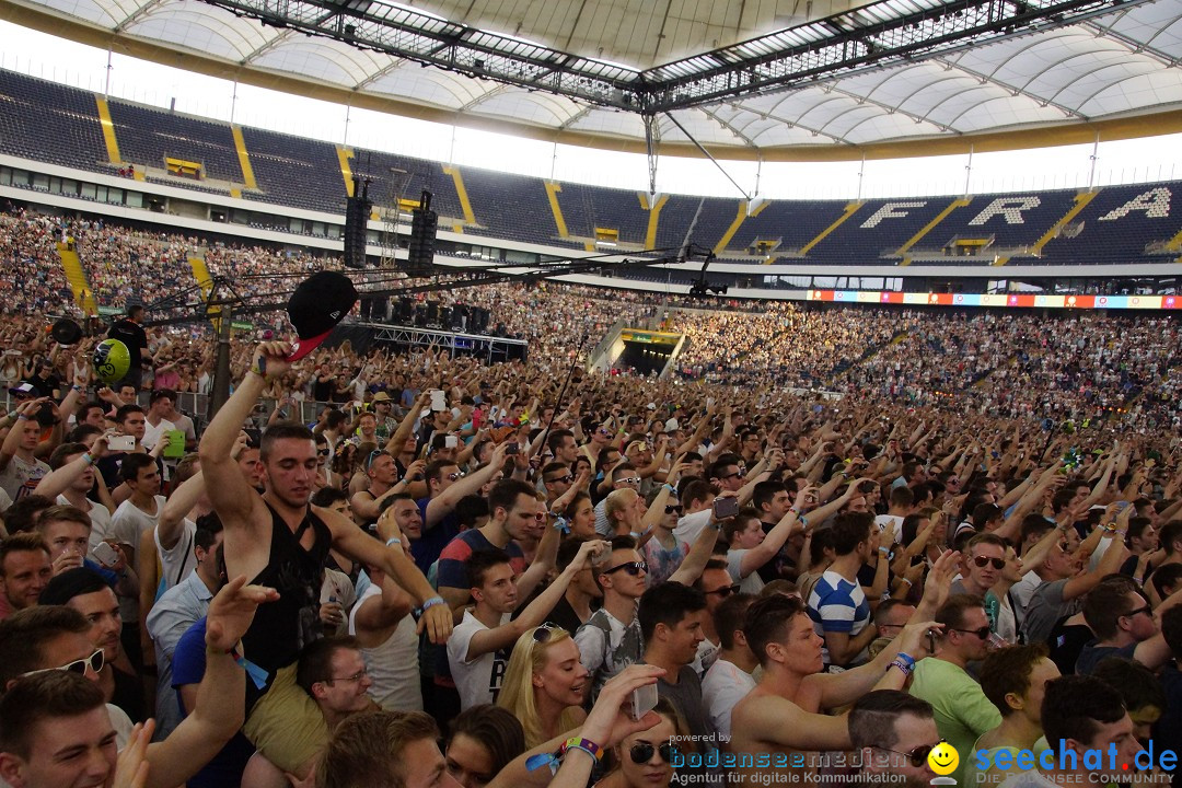 WORLD CLUB DOME - BigCityBeats mit DAVID GUETTA: Frankfurt, 6.6.2015