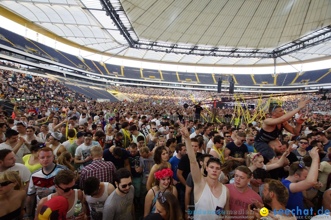 WORLD CLUB DOME - BigCityBeats mit DAVID GUETTA: Frankfurt, 6.6.2015