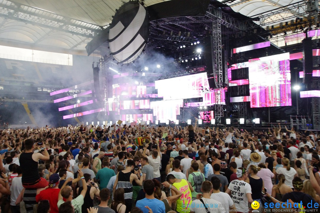 WORLD CLUB DOME - BigCityBeats mit DAVID GUETTA: Frankfurt, 6.6.2015