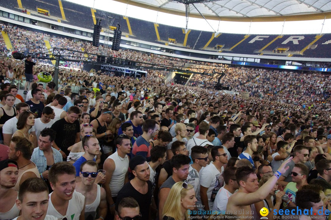 WORLD CLUB DOME - BigCityBeats mit DAVID GUETTA: Frankfurt, 6.6.2015