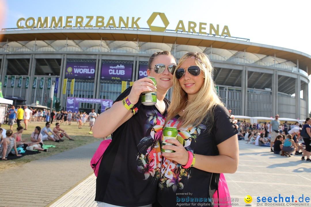 WORLD CLUB DOME - BigCityBeats mit DAVID GUETTA: Frankfurt, 6.6.2015