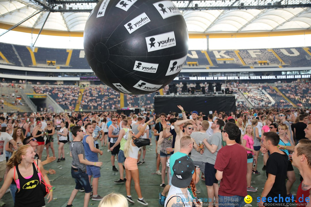 WORLD CLUB DOME - BigCityBeats mit DAVID GUETTA: Frankfurt, 6.6.2015