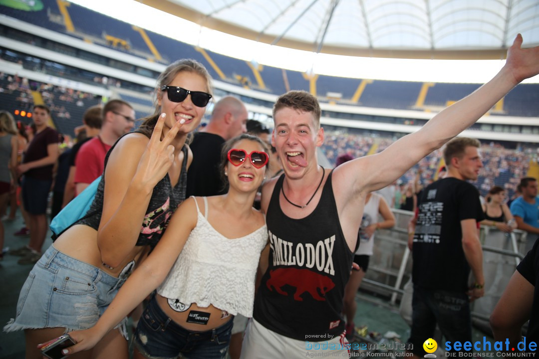 WORLD CLUB DOME - BigCityBeats mit DAVID GUETTA: Frankfurt, 6.6.2015