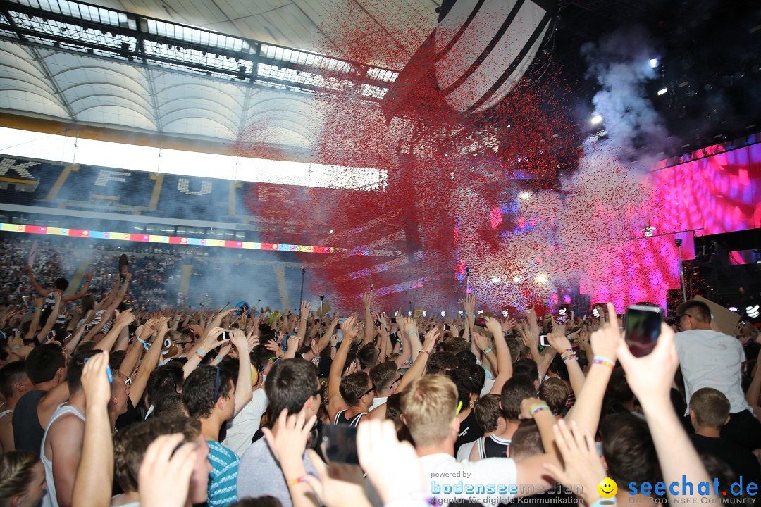 WORLD CLUB DOME - BigCityBeats mit DAVID GUETTA: Frankfurt, 6.6.2015