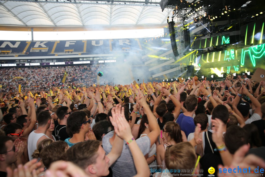 WORLD CLUB DOME - BigCityBeats mit DAVID GUETTA: Frankfurt, 6.6.2015