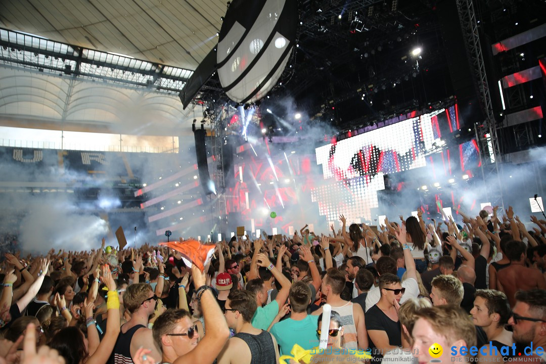 WORLD CLUB DOME - BigCityBeats mit DAVID GUETTA: Frankfurt, 6.6.2015