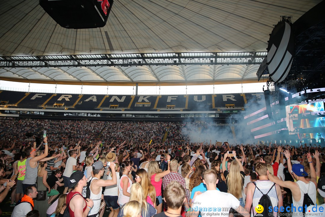 WORLD CLUB DOME - BigCityBeats mit DAVID GUETTA: Frankfurt, 6.6.2015