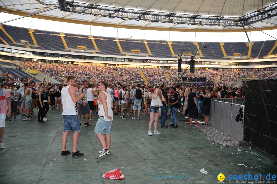 WORLD CLUB DOME - BigCityBeats mit DAVID GUETTA: Frankfurt, 6.6.2015