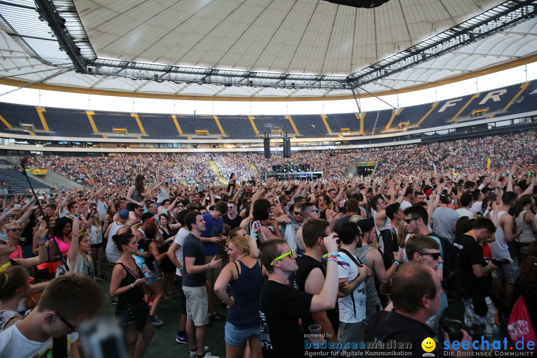 WORLD CLUB DOME - BigCityBeats mit DAVID GUETTA: Frankfurt, 6.6.2015