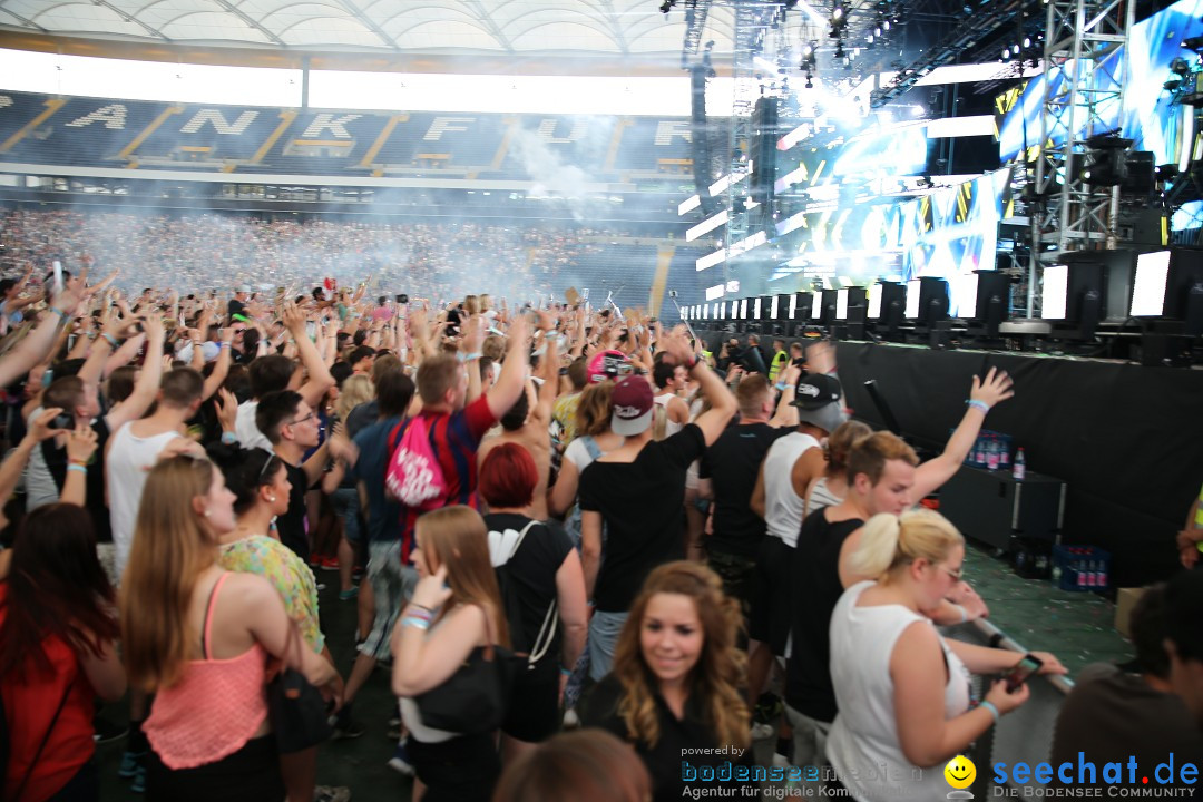 WORLD CLUB DOME - BigCityBeats mit DAVID GUETTA: Frankfurt, 6.6.2015