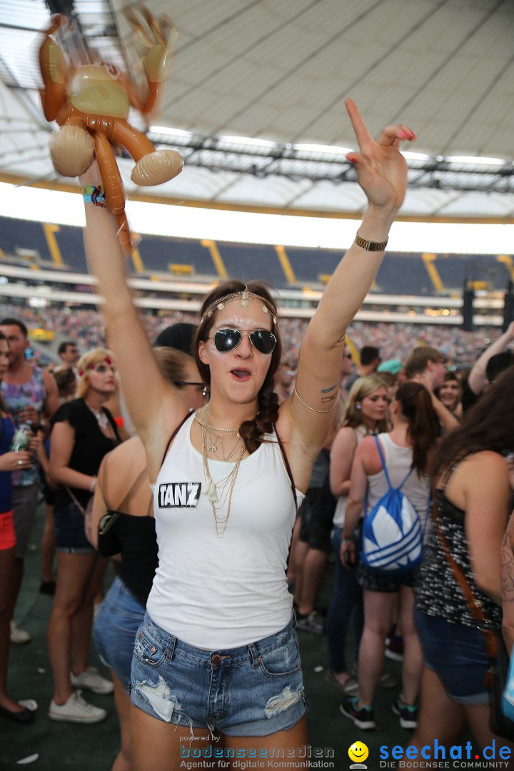 WORLD CLUB DOME - BigCityBeats mit DAVID GUETTA: Frankfurt, 6.6.2015