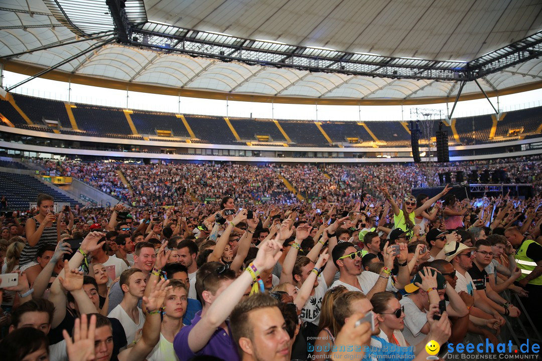 WORLD CLUB DOME - BigCityBeats mit DAVID GUETTA: Frankfurt, 6.6.2015