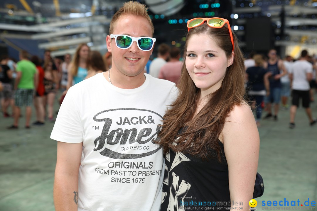 WORLD CLUB DOME - BigCityBeats mit DAVID GUETTA: Frankfurt, 7.6.2015