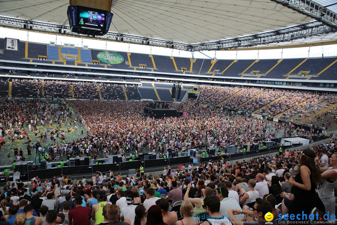 WORLD CLUB DOME - BigCityBeats mit DAVID GUETTA: Frankfurt, 7.6.2015