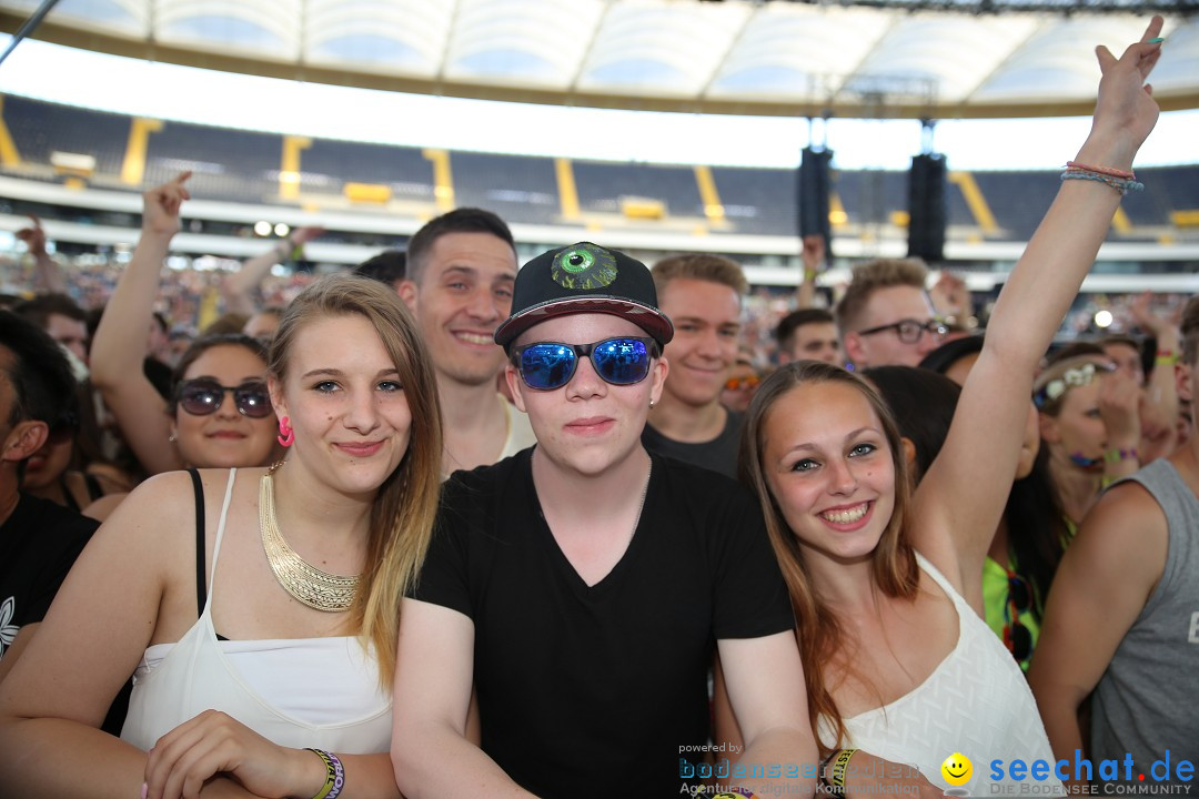 WORLD CLUB DOME - BigCityBeats mit DAVID GUETTA: Frankfurt, 7.6.2015