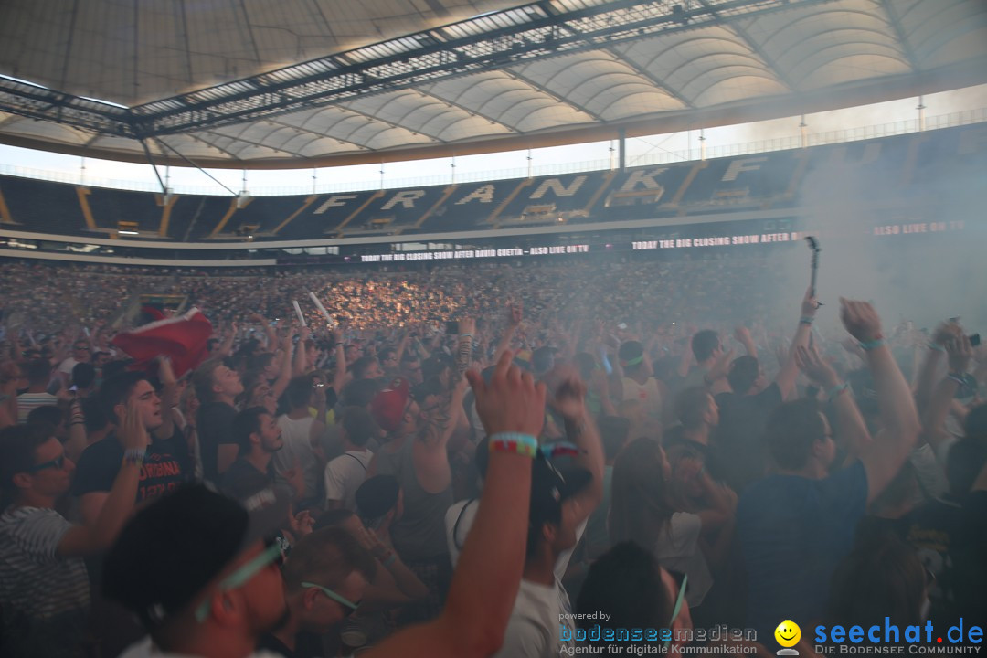 WORLD CLUB DOME - BigCityBeats mit DAVID GUETTA: Frankfurt, 7.6.2015