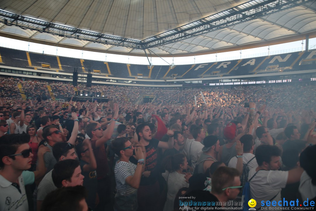 WORLD CLUB DOME - BigCityBeats mit DAVID GUETTA: Frankfurt, 7.6.2015