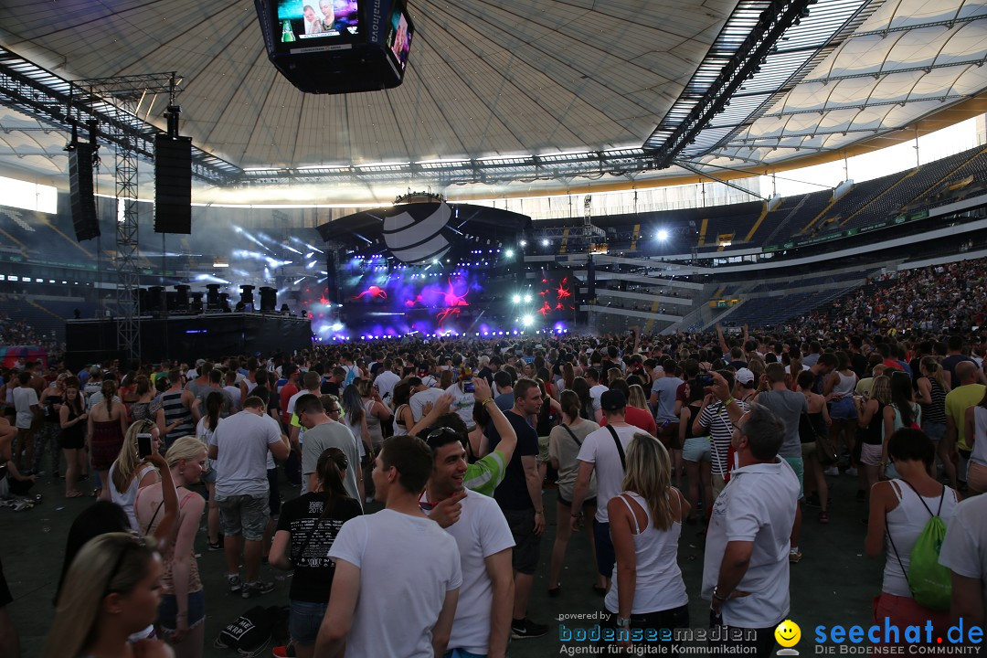 WORLD CLUB DOME - BigCityBeats mit DAVID GUETTA: Frankfurt, 7.6.2015