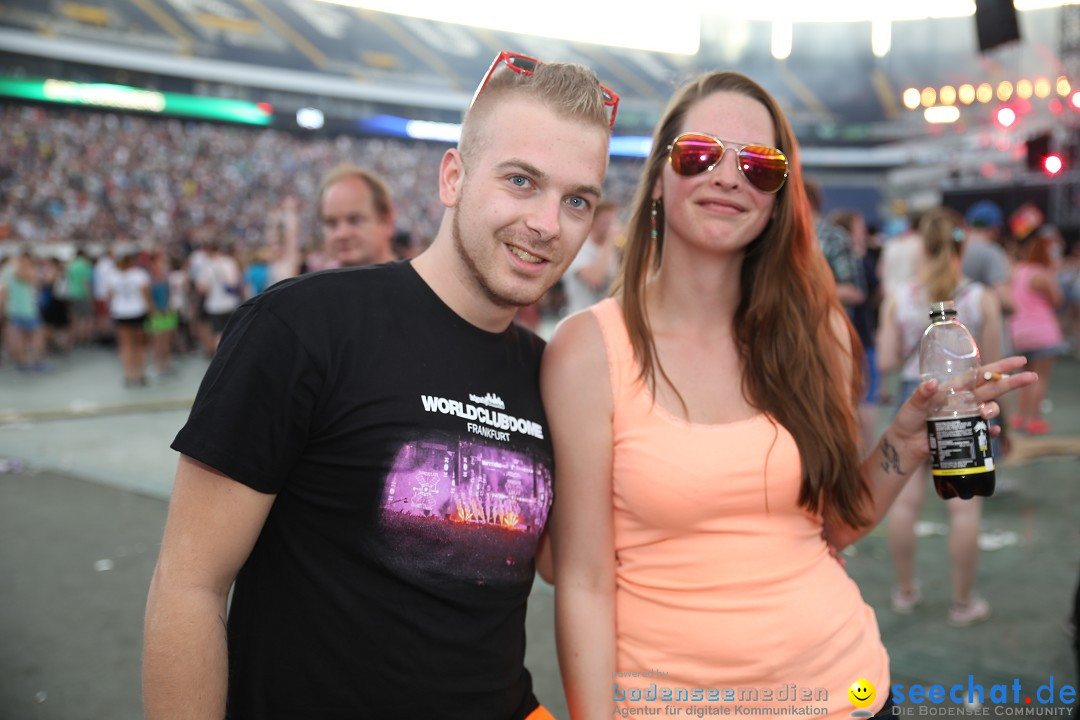 WORLD CLUB DOME - BigCityBeats mit DAVID GUETTA: Frankfurt, 7.6.2015