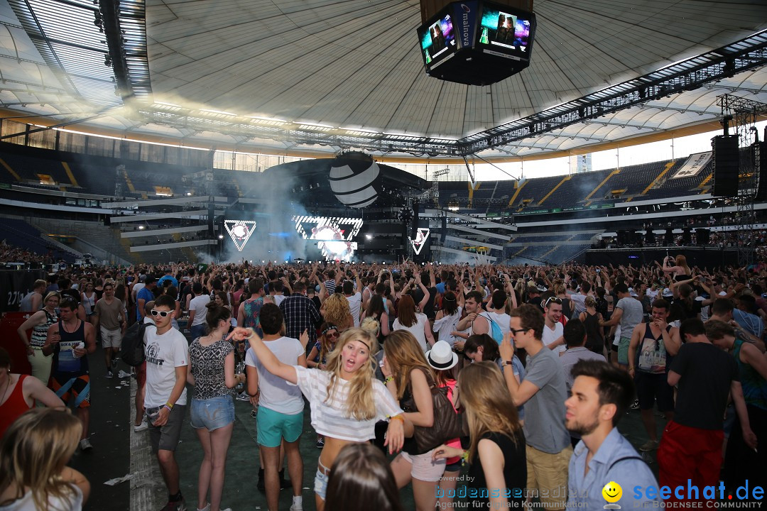 WORLD CLUB DOME - BigCityBeats mit DAVID GUETTA: Frankfurt, 7.6.2015