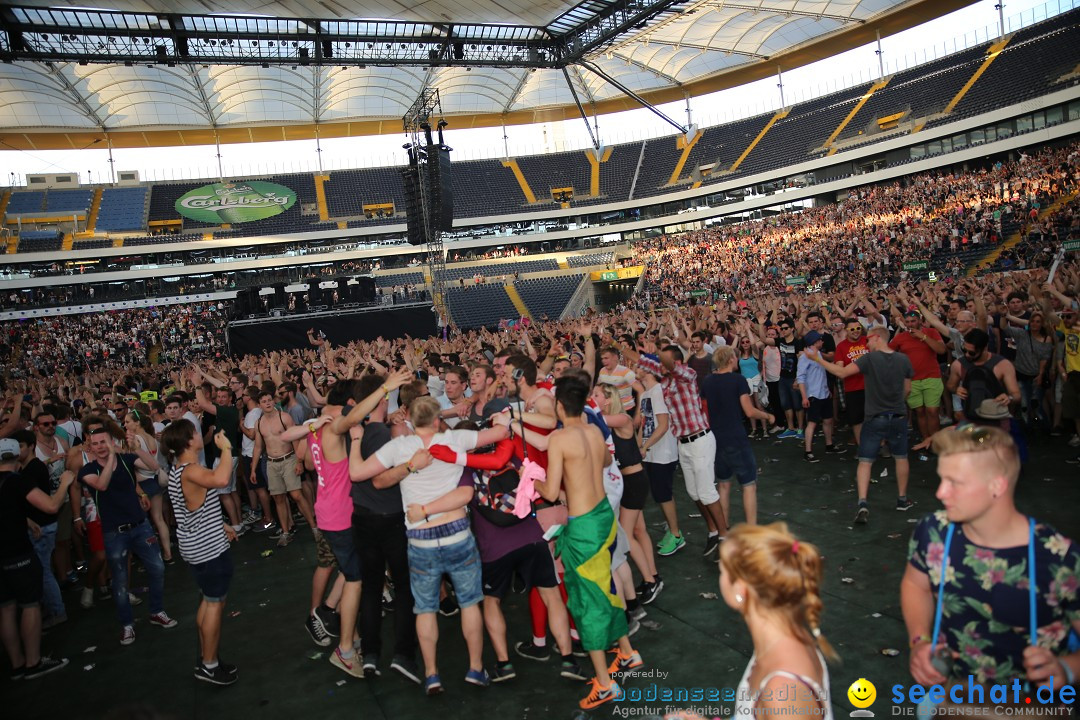 WORLD CLUB DOME - BigCityBeats mit DAVID GUETTA: Frankfurt, 7.6.2015