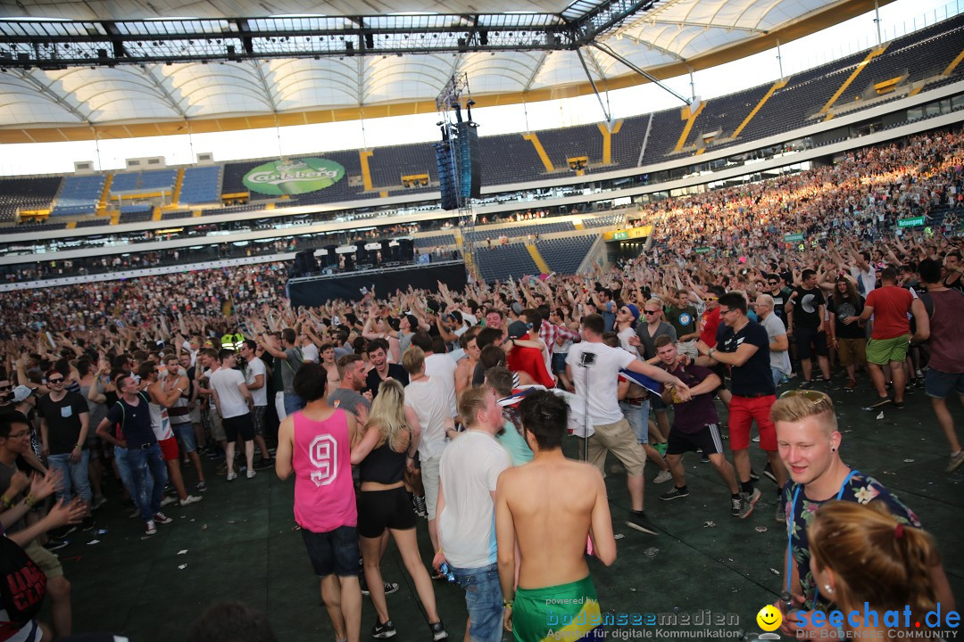 WORLD CLUB DOME - BigCityBeats mit DAVID GUETTA: Frankfurt, 7.6.2015