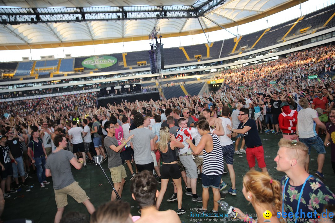 WORLD CLUB DOME - BigCityBeats mit DAVID GUETTA: Frankfurt, 7.6.2015