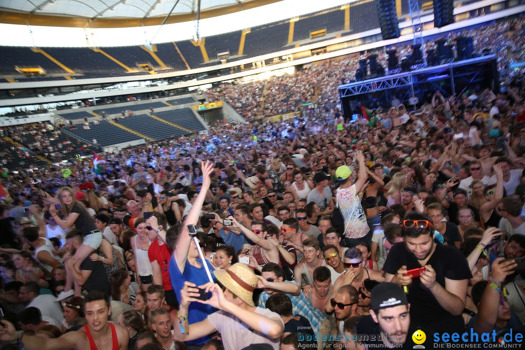 WORLD CLUB DOME - BigCityBeats mit DAVID GUETTA: Frankfurt, 7.6.2015