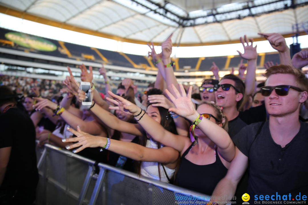 WORLD CLUB DOME - BigCityBeats mit DAVID GUETTA: Frankfurt, 7.6.2015