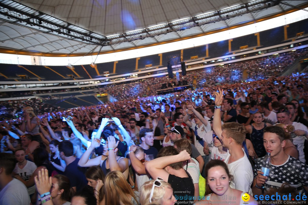 WORLD CLUB DOME - BigCityBeats mit DAVID GUETTA: Frankfurt, 7.6.2015