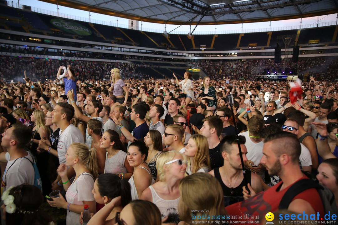 WORLD CLUB DOME - BigCityBeats mit DAVID GUETTA: Frankfurt, 7.6.2015