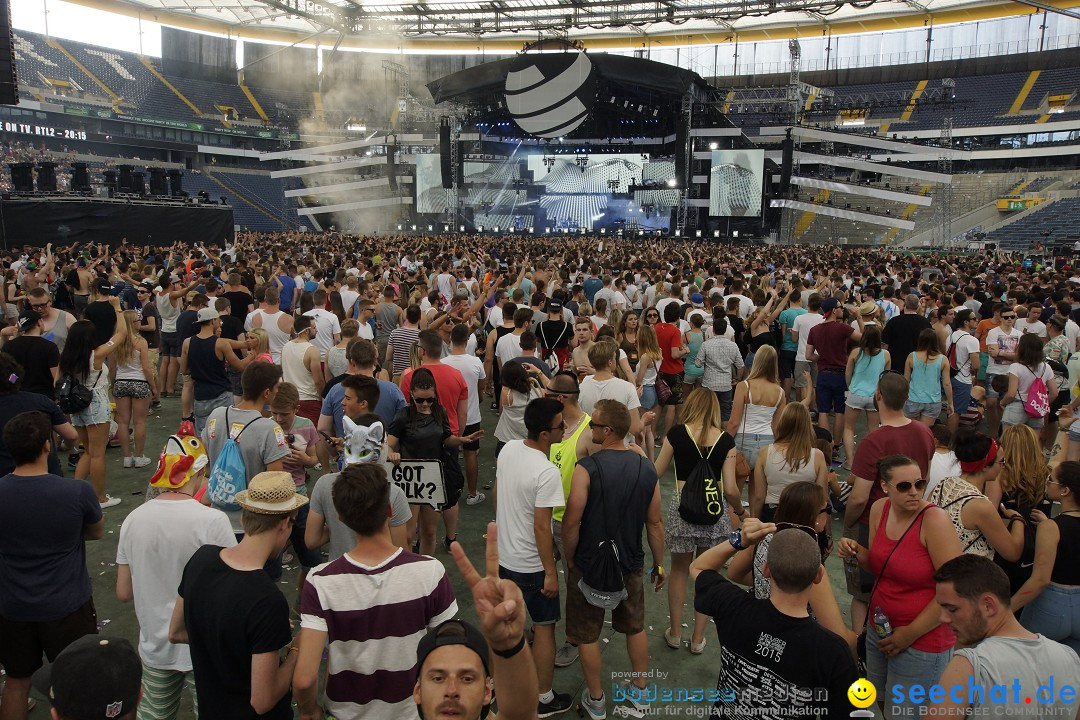 WORLD CLUB DOME - BigCityBeats mit DAVID GUETTA: Frankfurt, 7.6.2015