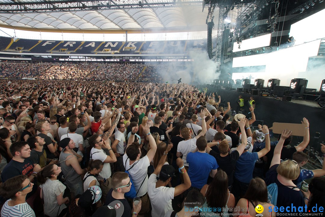 WORLD CLUB DOME - BigCityBeats mit DAVID GUETTA: Frankfurt, 7.6.2015