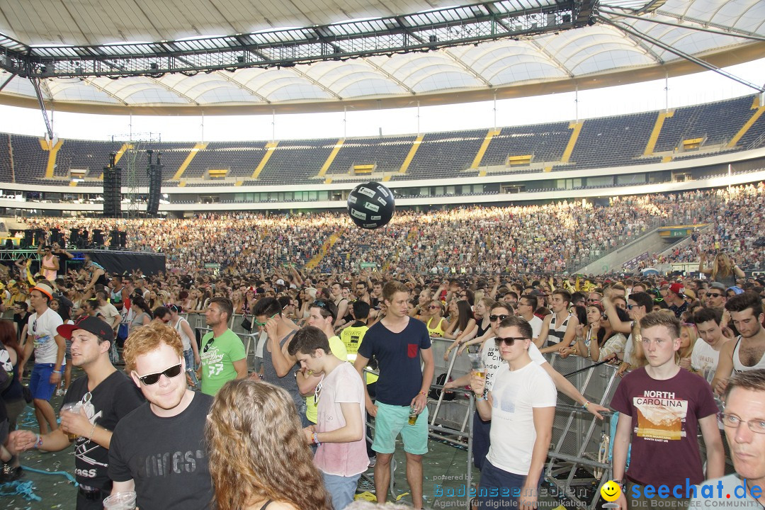 WORLD CLUB DOME - BigCityBeats mit DAVID GUETTA: Frankfurt, 7.6.2015