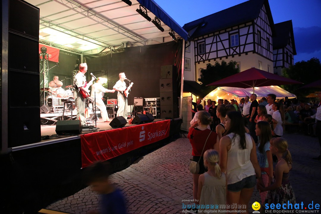 Schweizer Feiertag mit Feuerwerk: Stockach am Bodensee, 12.06.2015