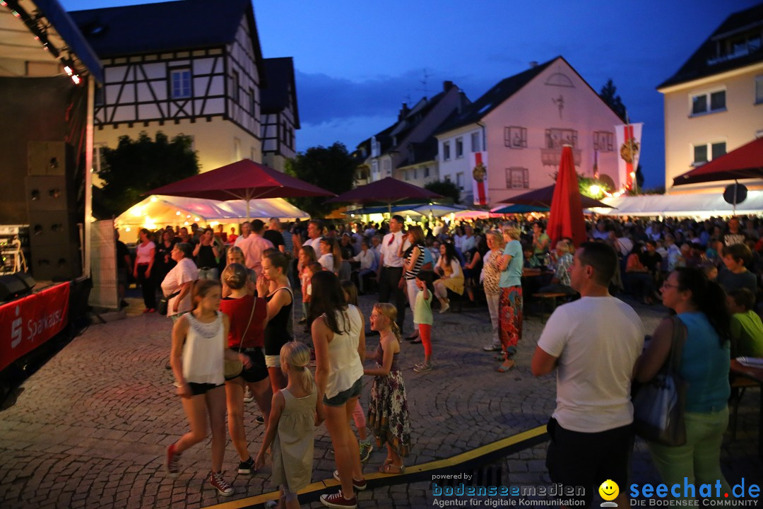 Schweizer Feiertag mit Feuerwerk: Stockach am Bodensee, 12.06.2015