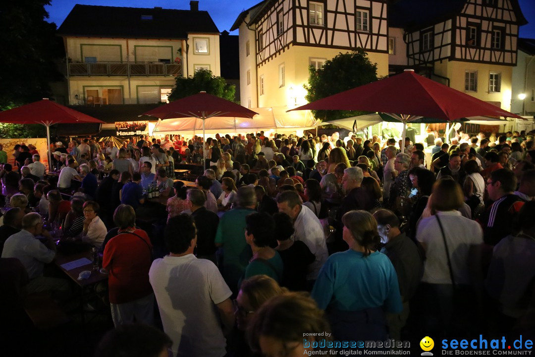 Schweizer Feiertag mit Feuerwerk: Stockach am Bodensee, 12.06.2015