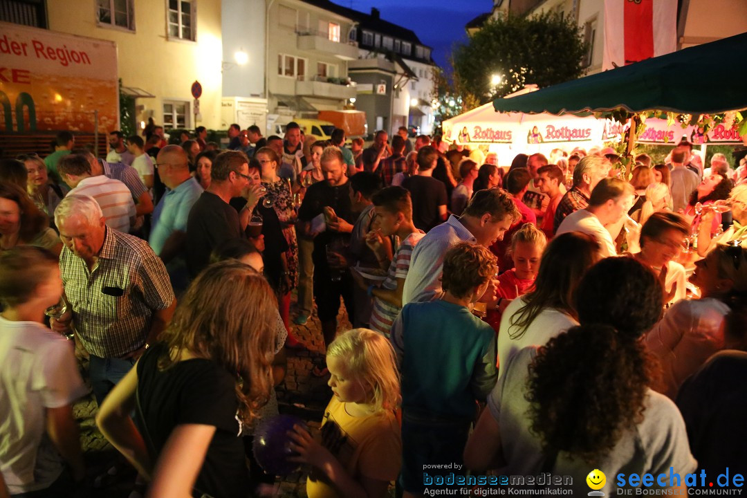 Schweizer Feiertag mit Feuerwerk: Stockach am Bodensee, 12.06.2015