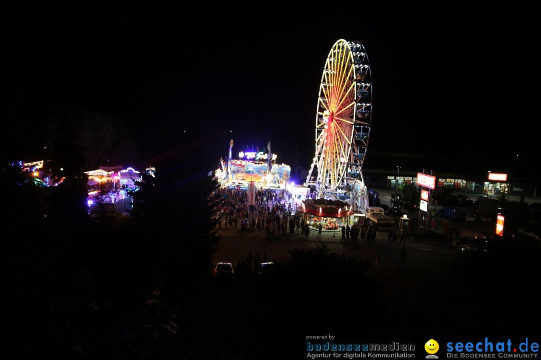 Schweizer Feiertag mit Feuerwerk: Stockach am Bodensee, 12.06.2015