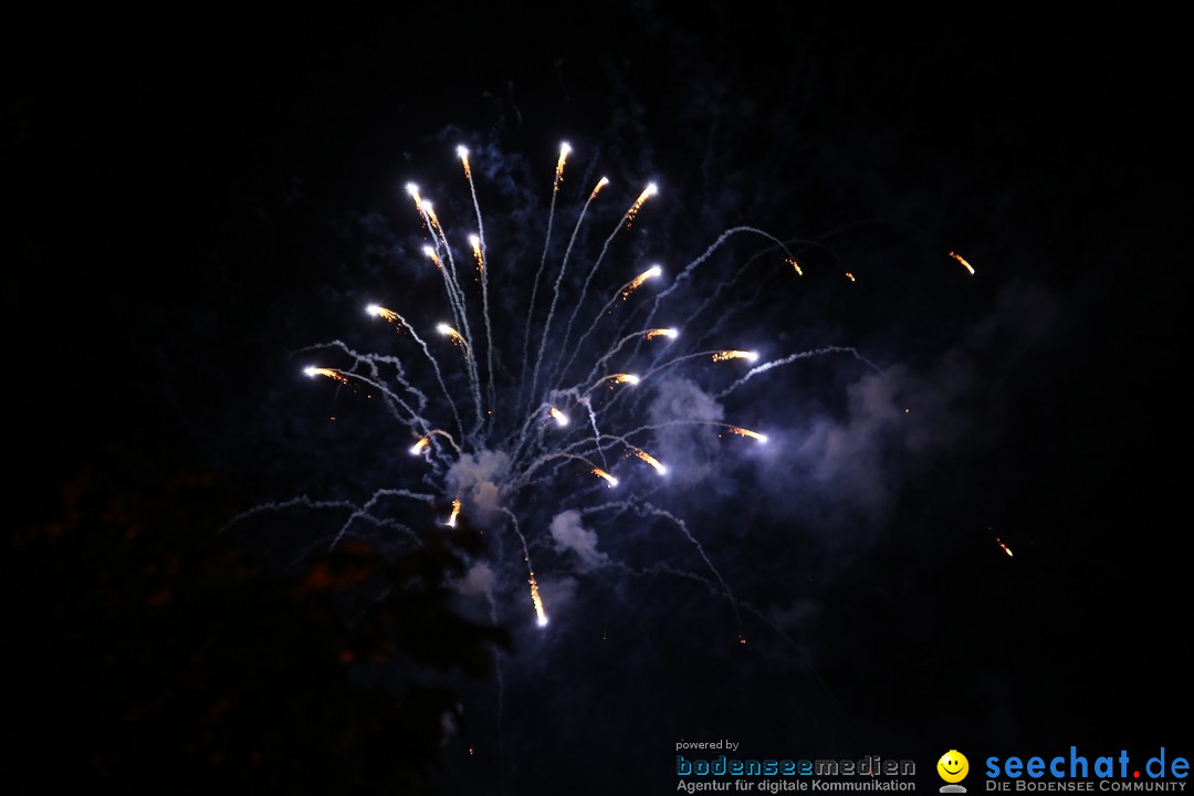 Schweizer Feiertag mit Feuerwerk: Stockach am Bodensee, 12.06.2015